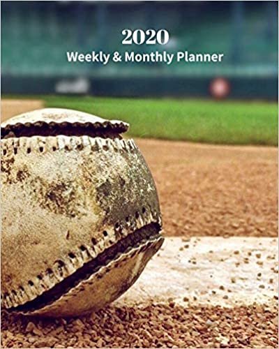 okumak 2020 Weekly and Monthly Planner: Monthly Calendar with U.S./UK/ Canadian/Christian/Jewish/Muslim Holidays– Calendar in Review/Notes 8 x 10 in.-Baseball Recreation Sports