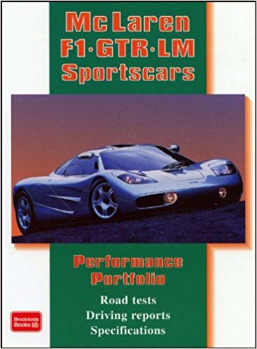 okumak McLaren F1, GTR, LM Sportscars Performance Portfolio