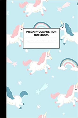 okumak Primary Composition Notebook: Writing Journal for Grades K-2 Handwriting Practice Paper Sheets - Adorable Unicorn School Supplies for Girls, Kids and ... 1st and 2nd Grade Workbook and Activity Book