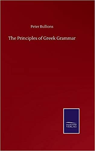 okumak The Principles of Greek Grammar