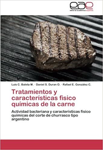 okumak Tratamientos y características fisico químicas de la carne: Actividad bacteriana y características fisico químicas del corte de churrasco tipo argentino