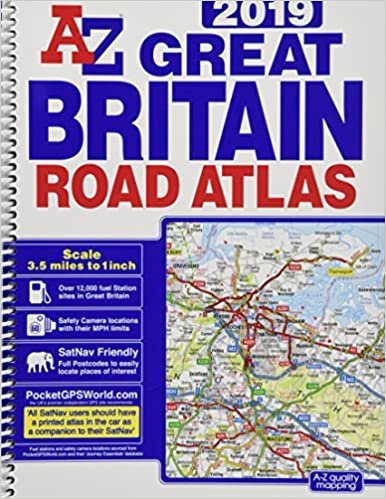 okumak Great Britain Road Atlas 2019 (A4 Spiral)