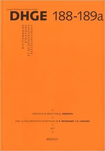 okumak Dictionnaire d&#39;Histoire Et de Geographie Ecclesiastiques - Fascicule 188-189a