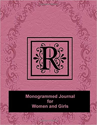 okumak Monogrammed Journal for Women and Girls - R