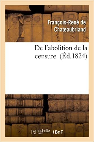 okumak De l&#39;abolition de la censure (Histoire)