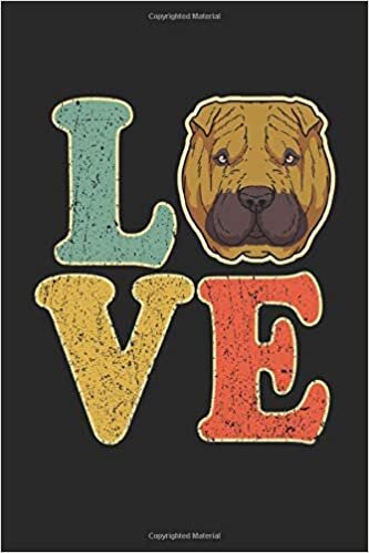 okumak L.O.V.E: 6&quot; x 9&quot; Dot Grid - Notebook - Memo Book - Paperback - Journal - Diary - A funny gift for a dog owner and puppy lover. Also a great as a gift ... there love there pet and four legged friend.