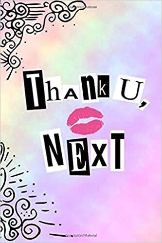 okumak Thank U, Next: Ariana Grande Lyric Pastel Notebook / diary 100 Page