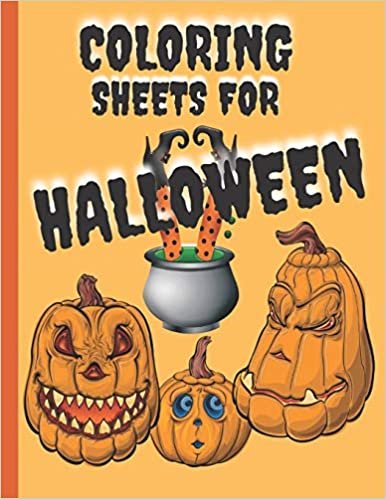 okumak Coloring Sheet For Halloween: Happy Halloween: Scary Colouring Fun For Adults And All! (Mandala &amp; Halloween)