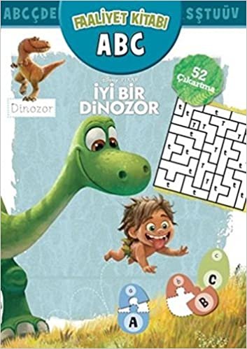 okumak Disney İyi Bir Dinozor - Faaliyet Kitabı ABC: 52 Çıkartma