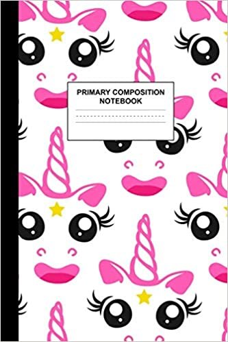 okumak Primary Composition Notebook: Writing Journal for Grades K-2 Handwriting Practice Paper Sheets - Charming Unicorn School Supplies for Girls, Kids and ... 1st and 2nd Grade Workbook and Activity Book