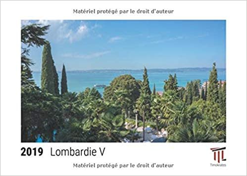okumak Lombardie V 2019 - Calendrier de bureau Timokrates, calendrier photo, calendrier photo - DIN A5 (21 x 15 cm)
