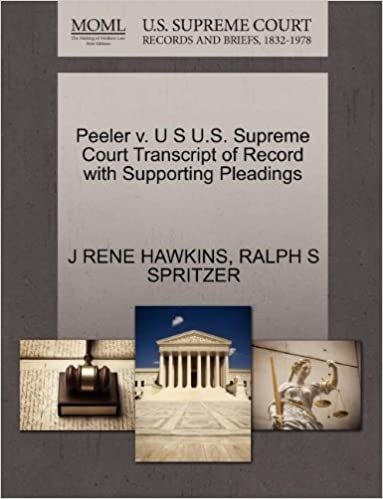 okumak Peeler v. U S U.S. Supreme Court Transcript of Record with Supporting Pleadings