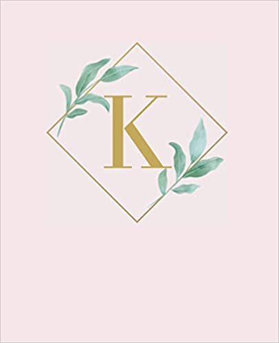 okumak K: Letter K, Pink Soft Cover, Dotted Journal, Dotted Grid Bullet Notebook Journal for Girls, s and Women, 100 Pages