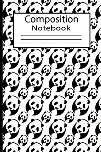 okumak Composition Notebook: Notebook Journal Notebook Journal|Lined Workbook for s Kids Students Girls for Home School College Cute Panda &amp; Donut Pattern