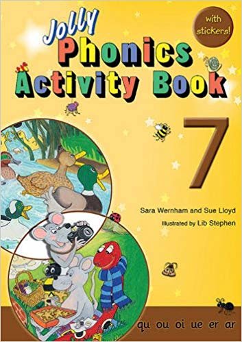 okumak Jolly Phonics Activity Book 7: qu, ou, oi, ue, er, ar