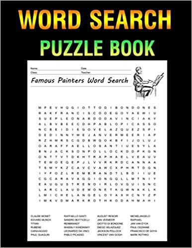 Word Search Puzzle Book: 100 word search worksheets Activity Book