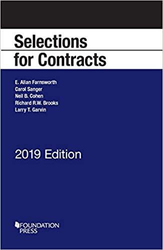 okumak Selections for Contracts, 2019 Edition (Selected Statutes)