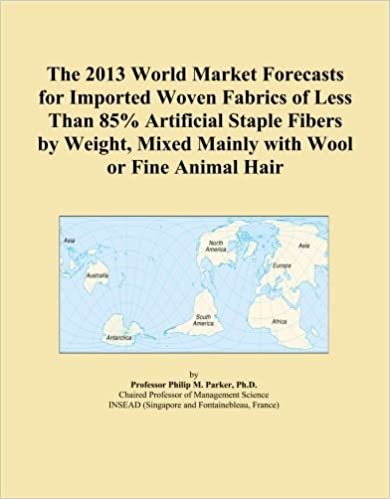 okumak The 2013 World Market Forecasts for Imported Woven Fabrics of Less Than 85% Artificial Staple Fibers by Weight, Mixed Mainly with Wool or Fine Animal Hair