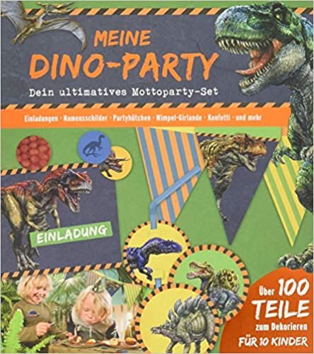 okumak Aktivbuch - T-REX World - Meine Dino-Party: Dein ultimatives Mottoparty-Set