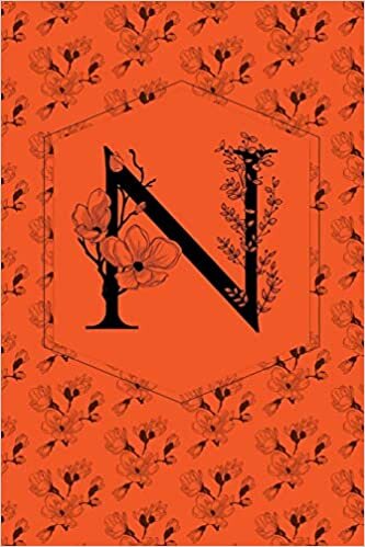 okumak Floral monogram journal/notebook - N