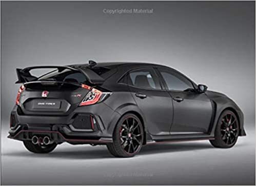okumak Honda Civic Type R Prototype: 120 pages with 20 lines you can use as a journal or a notebook .8.25 by 6 inches.