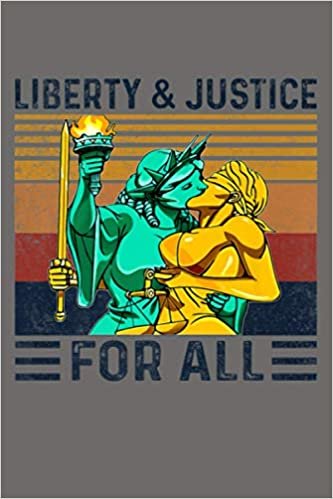 okumak Liberty Justice For All L Lgbt Pride Premium: Notebook Planner - 6x9 inch Daily Planner Journal, To Do List Notebook, Daily Organizer, 114 Pages
