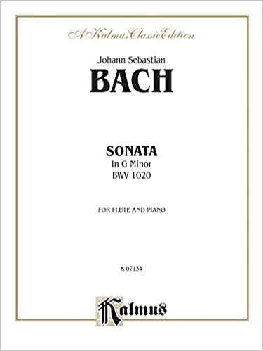 okumak Sonata in G Minor, Bwv 1020: Part(s) (Kalmus Edition)
