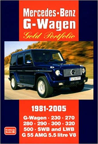 okumak Mercedes-Benz G-Wagen Gold Portfolio 1981 - 2005