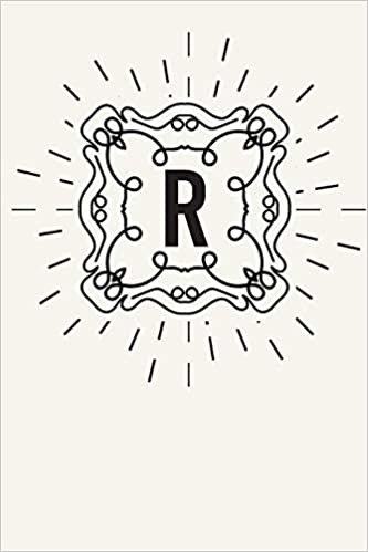 okumak R: 110 College-Ruled Pages | Monogram Journal and Notebook with a Light Background and Classic Line Design | Personalized Initial Letter Journal | Monogramed Composition Notebook