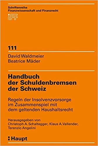 okumak Waldmeier, D: Handbuch der Schuldenbremsen der Schweiz