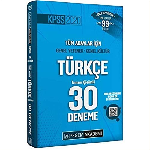 okumak 2020 KPSS Genel Yetenek - Genel Kültür Türkçe 30 Deneme