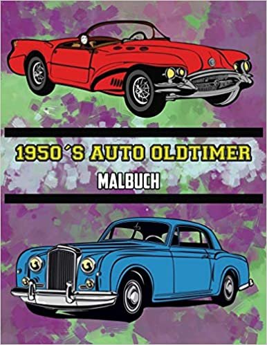 okumak 1950&#39;s Auto Oldtimer Malbuch