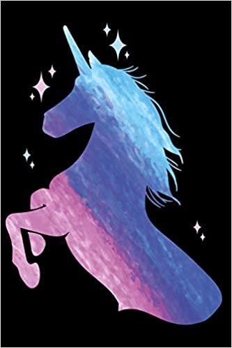 okumak striped unicorn black: colorful unicorn Notebook graph paper 120 pages 6x9 perfect as math book, sketchbook, workbook and diary