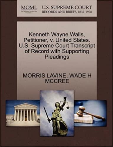 okumak Kenneth Wayne Walls, Petitioner, v. United States. U.S. Supreme Court Transcript of Record with Supporting Pleadings