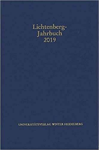 okumak Lichtenberg-Jahrbuch 2019