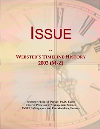 okumak Issue: Webster&#39;s Timeline History, 2003 (M-Z)