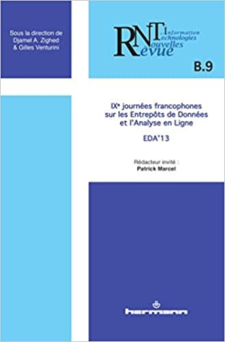 okumak Revue des nouvelles technologies de l&#39;information, n° B.9: Neuvièmes journées francophones sur les entrepôts de données et l&#39;analyse en ligne EDA 13 (HR.RNTI)