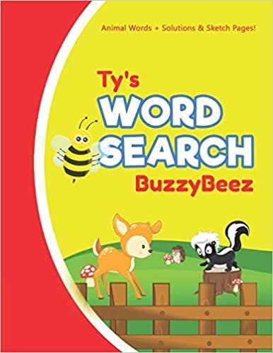 okumak Ty&#39;s Word Search: Solve Safari Farm Sea Life Animal Wordsearch Puzzle Book + Draw &amp; Sketch Sketchbook Activity Paper | Help Kids Spell Improve ... | Creative Fun | Personalized Name Letter T