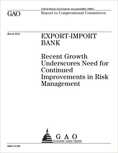 okumak Export-Import Bank :recent growth underscores need for continued improvements in risk management : report to congressional committees.