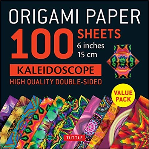 okumak Publishing, T: Origami Paper 100 Sheets Kaleidoscope 6&quot;