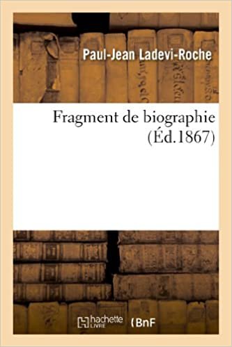 okumak Fragment de biographie (Histoire)