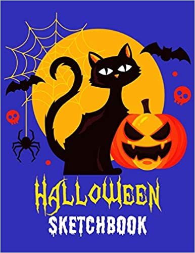okumak Halloween sketchbook: Happy Halloween: sketchbook to Sketching &amp; Drawing Halloween Characters and Halloween decorations, Sketchbook to Draw Halloween ... Graphics design. Halloween gifts v 9.0