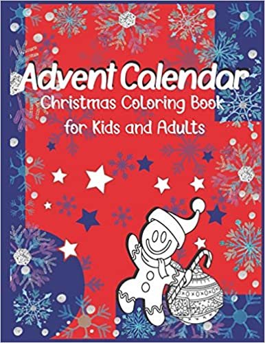 okumak Advent Calendar Christmas Coloring Book for Kids and Adults: Countdown to Christmas with 25 Numbered Coloring Pages for Kids and Adults