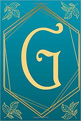 okumak G: Monogram Notebook Letter G Initial alphabetical(Lined Pages 6x9 110 Pages)Pretty Personalized Medium Lined Journal Gifts &amp; Diary for Writing &amp; ... Monogrammed Gifts for any Occasion