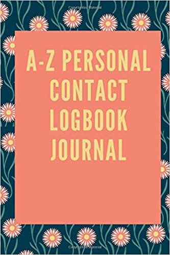 okumak A-Z Personal Contact Logbook Journal: Address And Contacts Book, Clients Data Journal