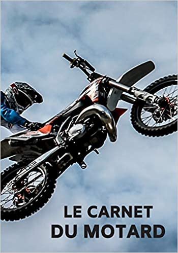 le carnet du motard: Carnet de notes ligné pour fan de motocross - 17,78 cm x 25,4 cm (7 po x 10 po) - 100 pages