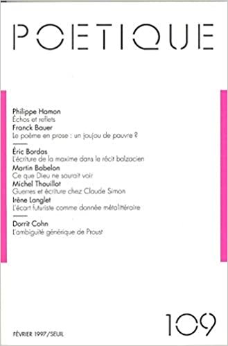 okumak Poétique, n° 109 (9) (Revue poetique)