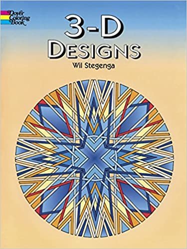 okumak 3-D Designs (Dover Design Coloring Books)