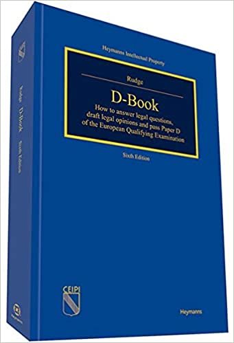 okumak D-Book: How to answer legal questions, draft legal opinions and pass Paper D of the European Qualifying Examination