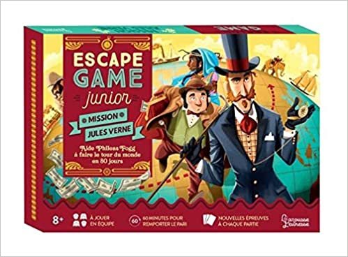 okumak Escape Game Junior - Mission Jules Verne - Aide Phileas Fogg à faire le tour du monde en 80 jours